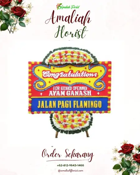 Sewa Papan Bunga Kota Bambu Selatan